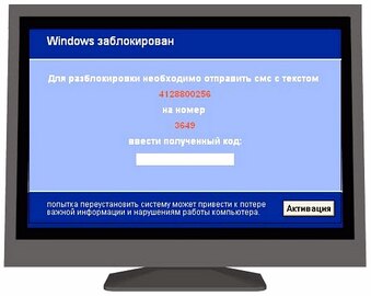 Борьба с баннерами вымогателей денег (инструкция)